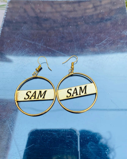 Personalized Customize Name Earrings