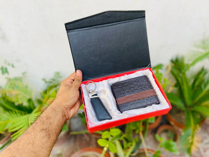 Wallet + Keychain with Your Name on it