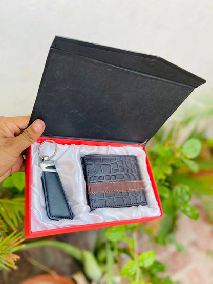 Wallet + Keychain with Your Name on it