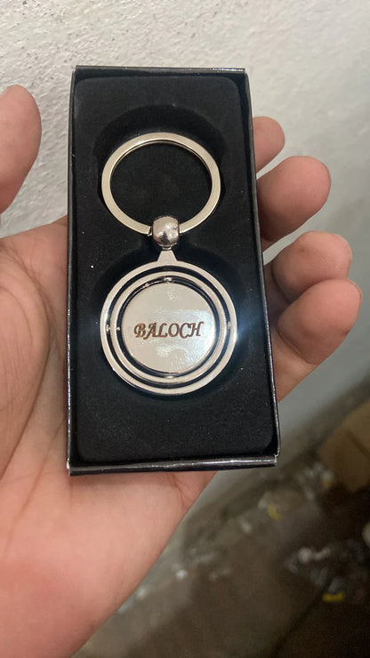 Customized Name/Log Keychain