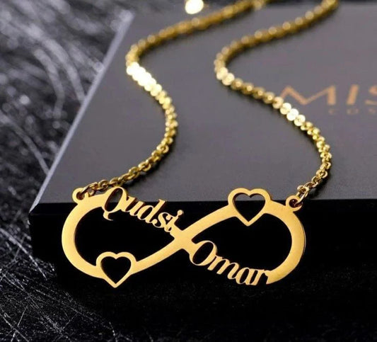 Customize infinity sign Necklace
