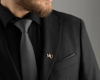 Initial Alphabet Coat pin - MEN