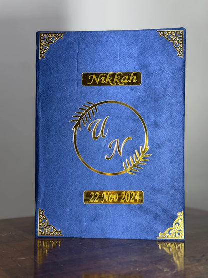 Nikkah Booklet | BLUE