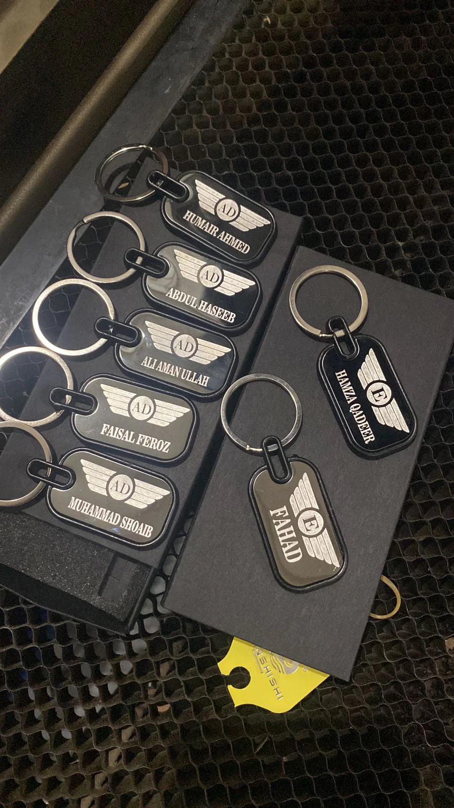 Imported Black Name Pen +Keychain