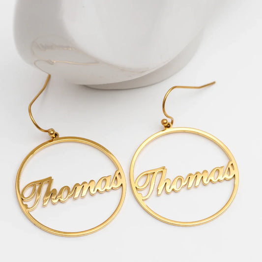 Personalized Customize Name Earrings