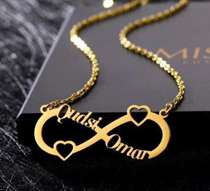Customize infinity sign Necklace