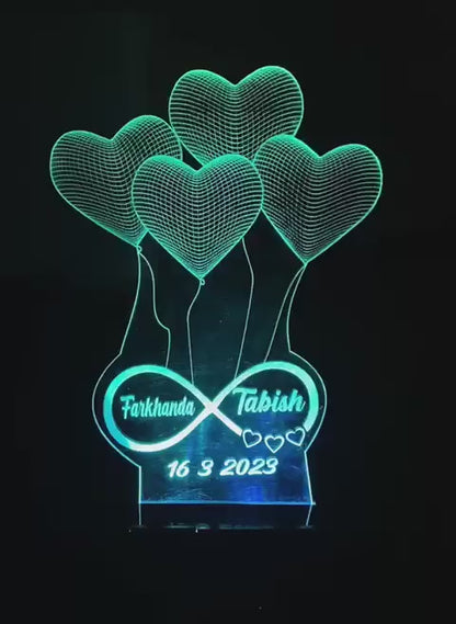 3D LED LIGHT LAMP